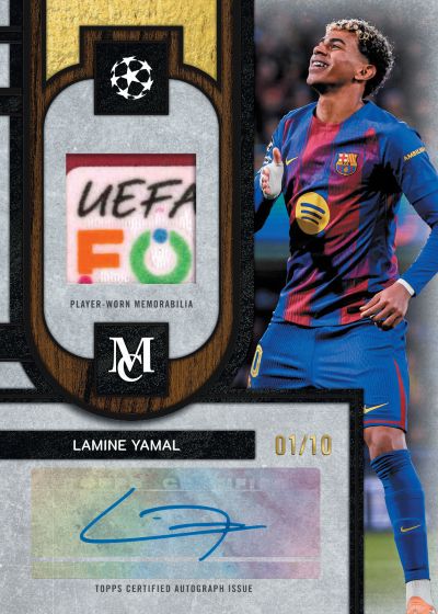 [Preorder] 2025/26 Topps Museum Collection UEFA Club Competitions Soccer Hat Trick Box