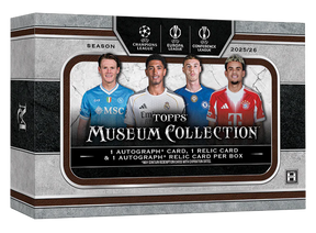 [Preorder] 2025/26 Topps Museum Collection UEFA Club Competitions Soccer Hobby Box