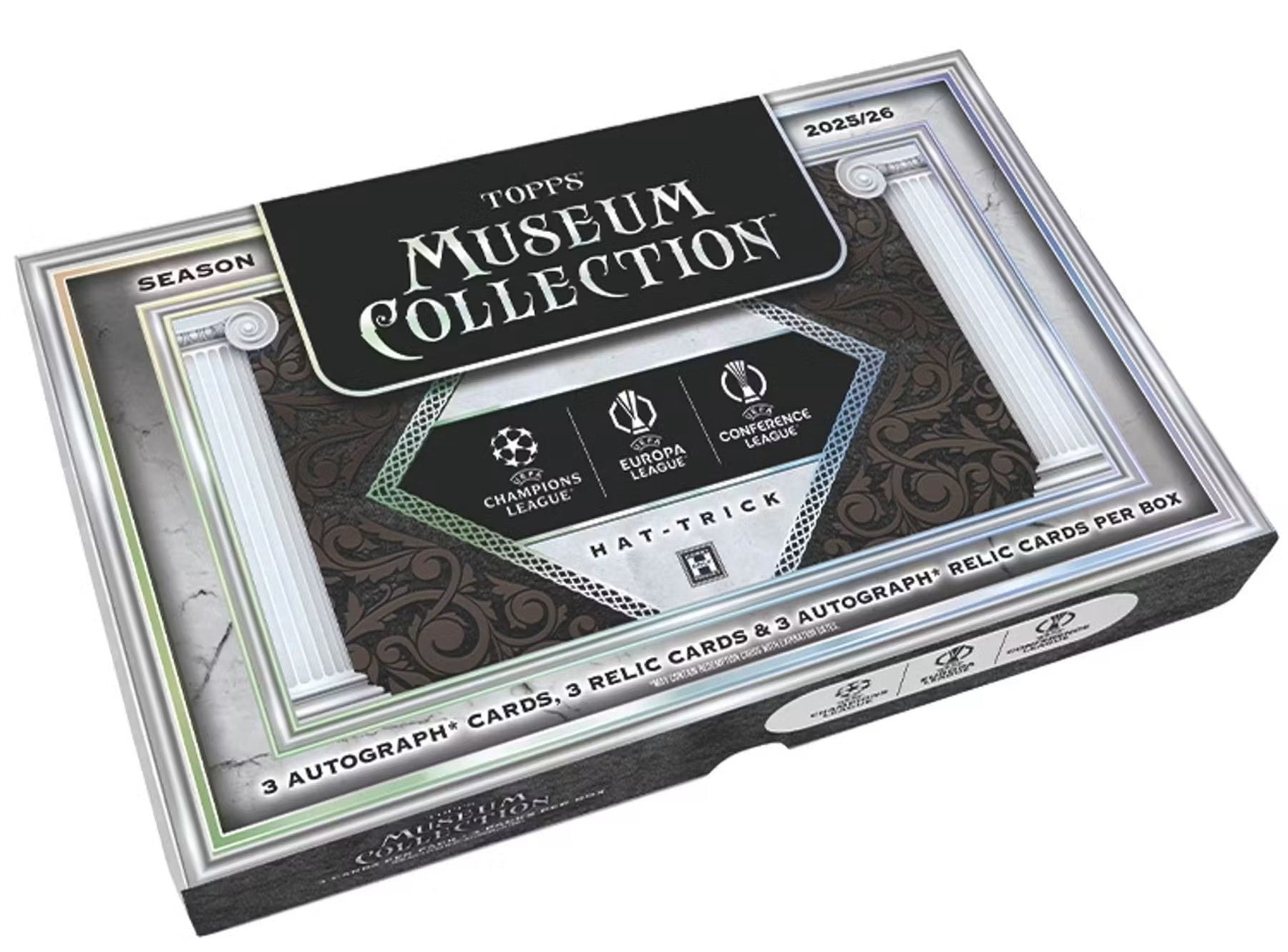 [Preorder] 2025/26 Topps Museum Collection UEFA Club Competitions Soccer Hat Trick Box