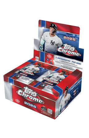 [Preorder] 2026 Topps Chrome Baseball Hobby Jumbo Box